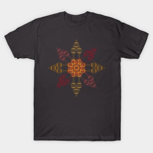 Geometric Ethno Flower T-Shirt